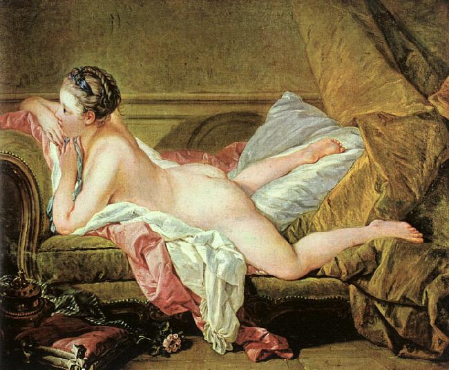 Francois Boucher Nude on a Sofa china oil painting image